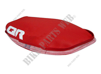 Seat cover Honda QR50 red 1985 to 93